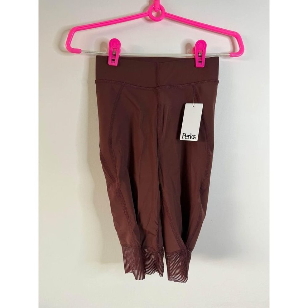 New Brown Perks Biking Shorts (Women’s XS)